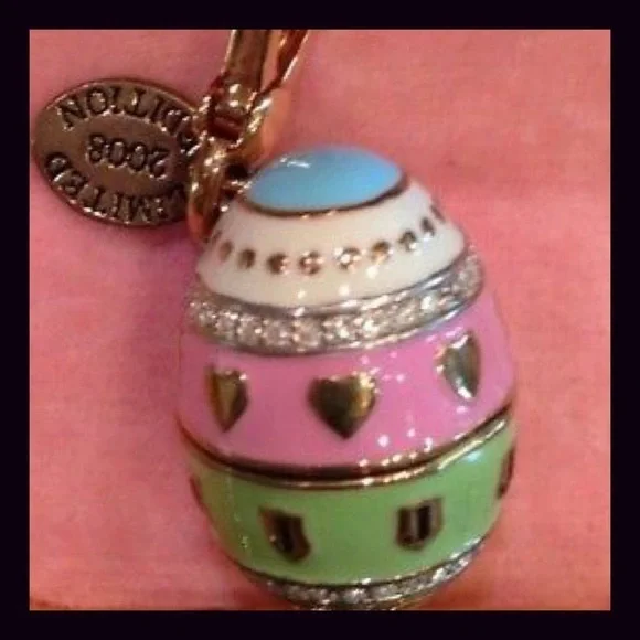 Juicy Couture Easter Egg With Yorkie Charm
